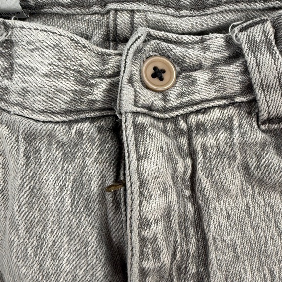 Pure Jeanswear Vintage Grey Acid Wash Bow Ankle Tapered Jeans Womens Size 9 - Picture 4 of 11